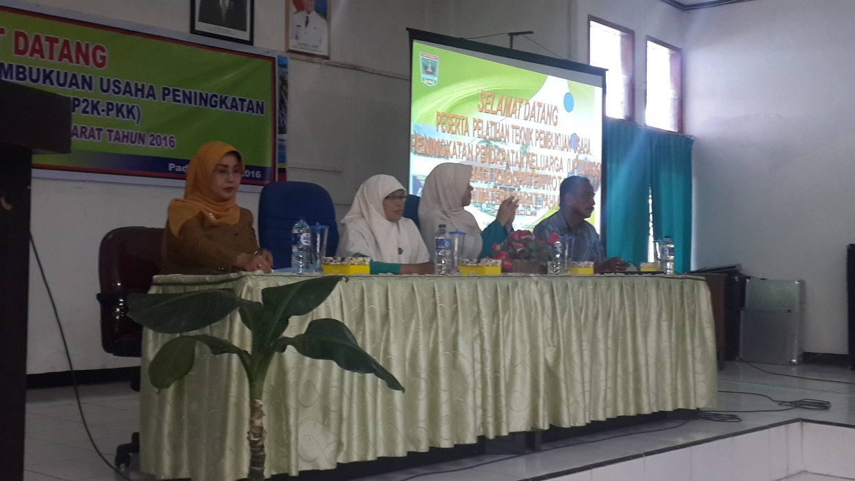 UP2K-PKK se-Sumatera Barat Tahun 2016 UP2K-PKK se-Sumatera Barat Tahun 2016