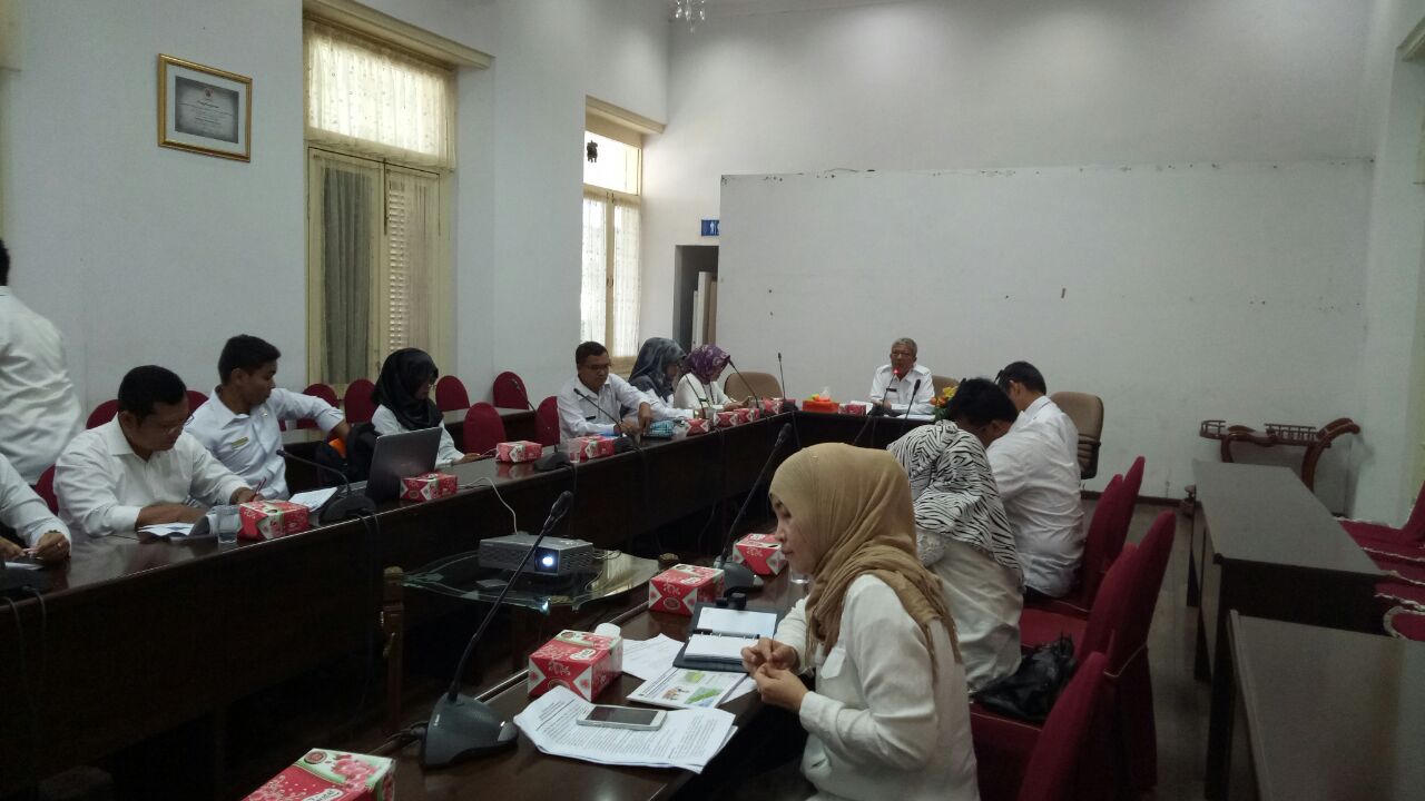 Rapat Pemanfaatan Data Kependudukan Tingkat Provinsi Tanggal 8 Maret 2017