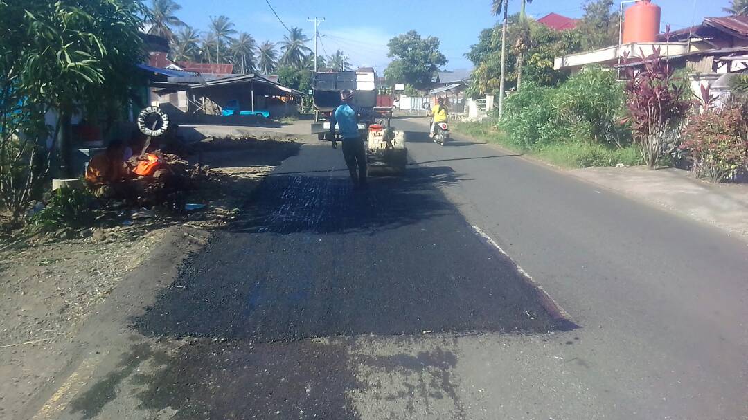 Perbaikan Jalan Provinsi Untuk Arus Mudik di Kabupaten Solok