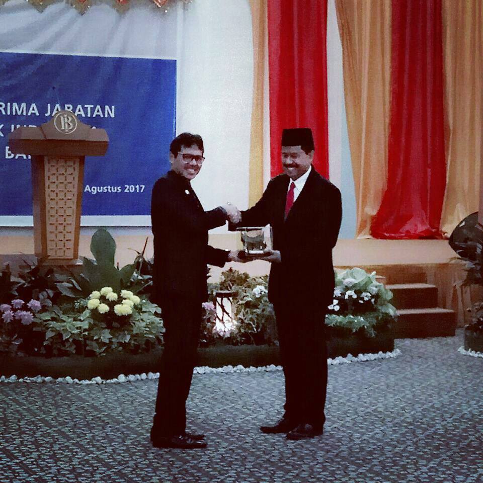 Serah Terima Jabatan Kepala Kantor Bank Indonesia Perwakilan Sumatera Barat