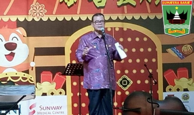 Wagub Nasrul Abit Minta Warga Tionghoa Berperan Aktif Memajukan Pariwisata Sumbar