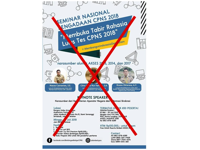 Hati-Hati Hoax Seminar Pengadaan CPNS