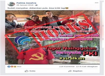 [hoax] (PKI) Sudah Menyebar tapi didiamkan