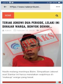 Teriak Jokowi Dua Periode, Lelaki Ini Di hajar Warga, Bonyok dehhh..