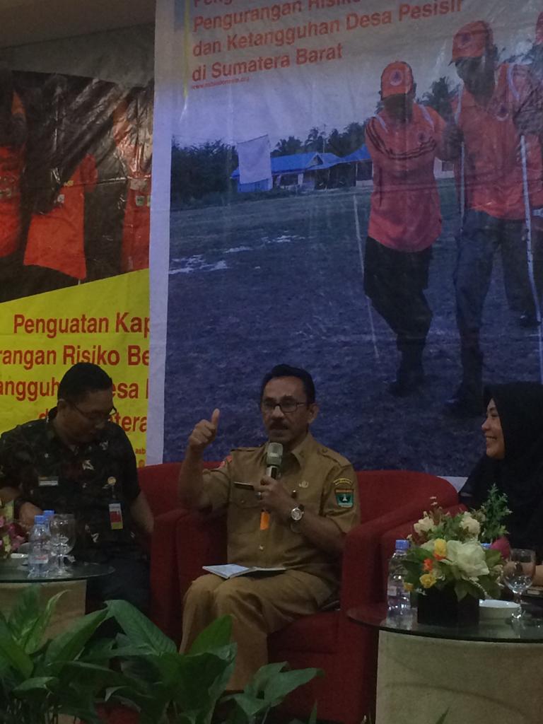 BPBD Sumbar Gelar Workshop Pengurangan Risiko Bencana