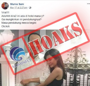 Foto gadis peluk Jokowi [Hoax]