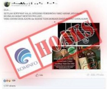 Foto Miras Berlogo Halal [Hoax]