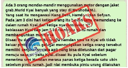 Penyerangan Ulama di Pondok Pesantren Miftahul Jannah Karawang [Hoax]