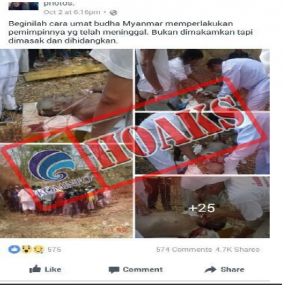 Tradisi Kanibalisme Umat Budha [Hoax]