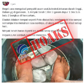 Ramuan Minyak Tanah Penyembuh Asam Urat [Hoax]