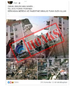 Israel Diguncang Gempa, Tel Aviv Porak Poranda [Hoax]
