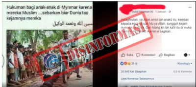 Hukuman Bagi anak-anak di Myanmar Karena Mereka Muslim [Disinformasi]