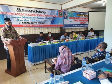 DPRD dan PMD Sumbar Kunjungi Koto Bangun, Nagari dengan PAN Terbesar