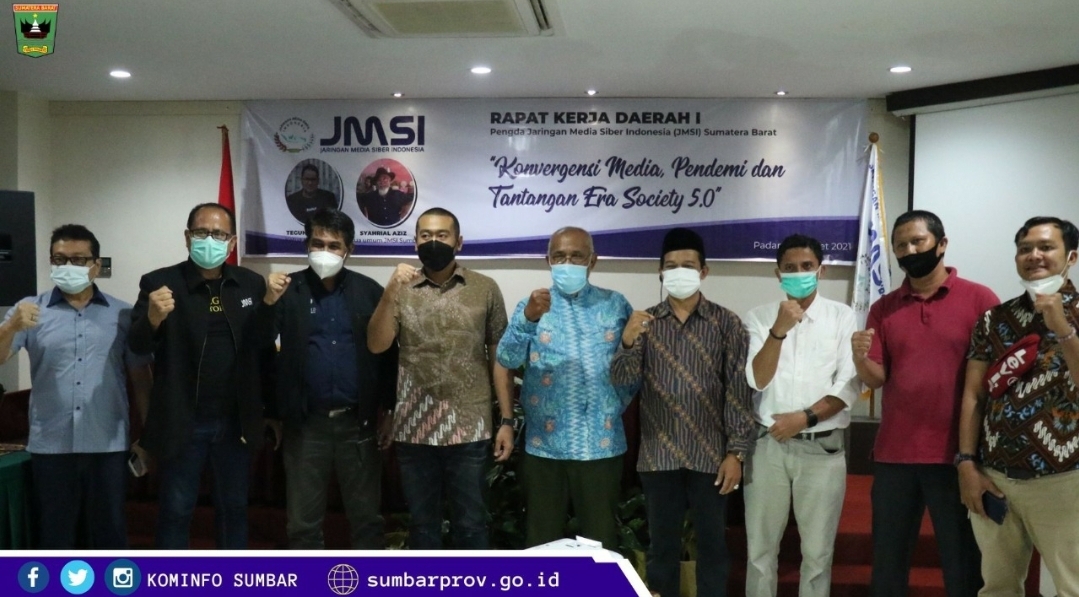 Buka Rakerda JMSI Sumbar, Audy: Peran Media Digital Sangat Penting untuk Edukasi Vaksin