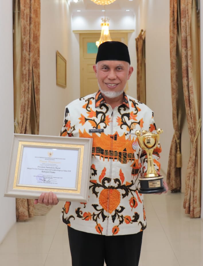 Provinsi Sumatera Barat Merahi Anugrah Prahita Ekapraya 2020 Katagori Utama Oleh Kementerian PP PA RI