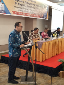 Dinas PMD Sumbar Selenggarakan Bimtek Menciptakan Entrepreneur Millenial di Nagari dan Desa