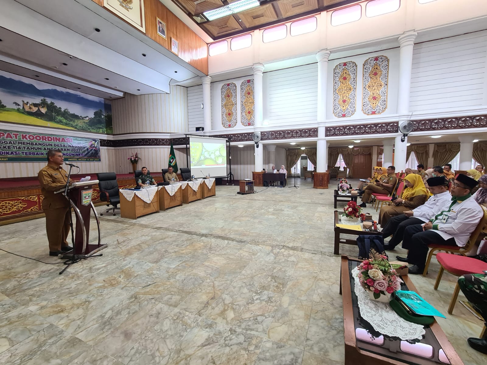 Amasrul : OPD Pemprov Sumbar Akan Dukung TMMD ke-114 Di Tanah Datar