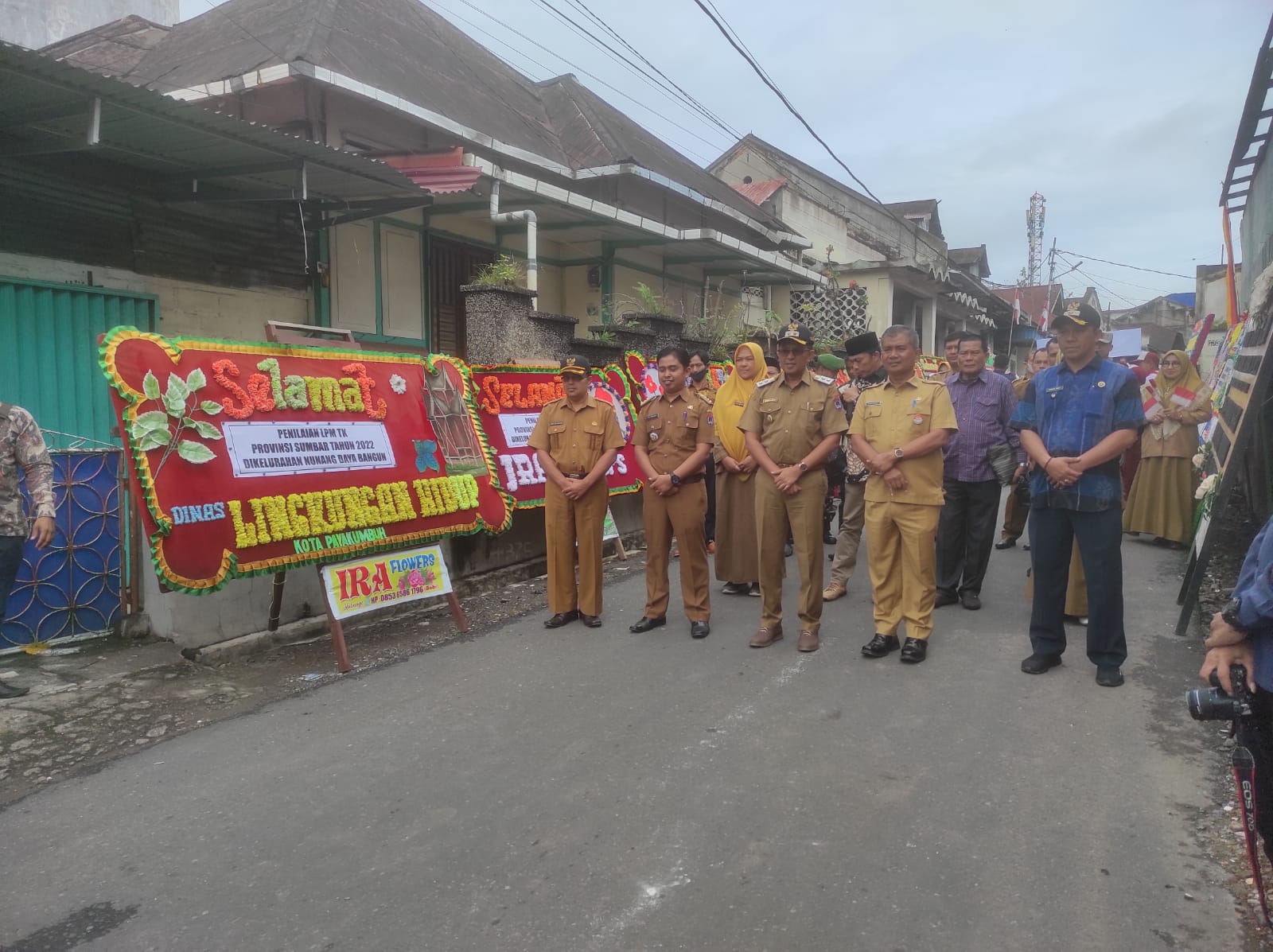 LPM Kelurahan Nunang Daya Bangun Dinilai Tim Provinsi Sumbar