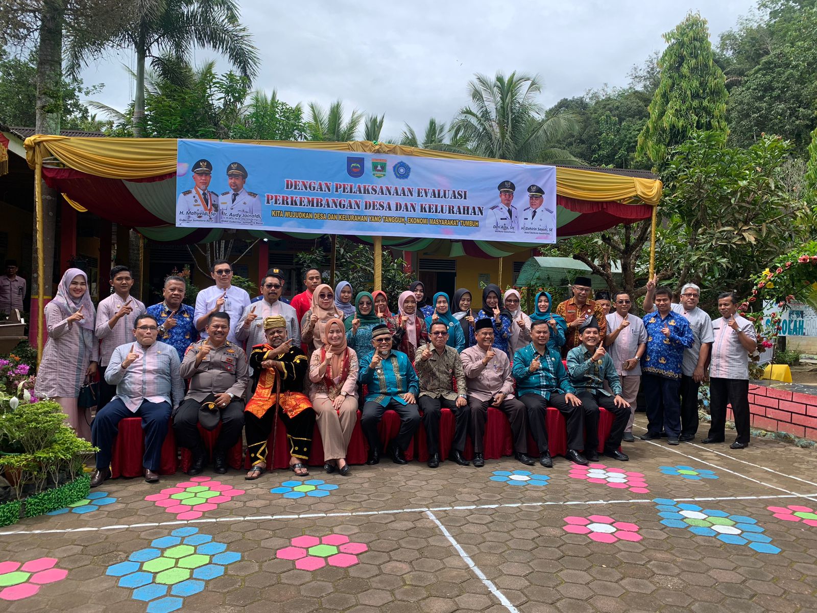 Terbaik di Tingkat Sumbar, Desa Kubang Tangah Sawahlunto Dinilai Tim Nasional