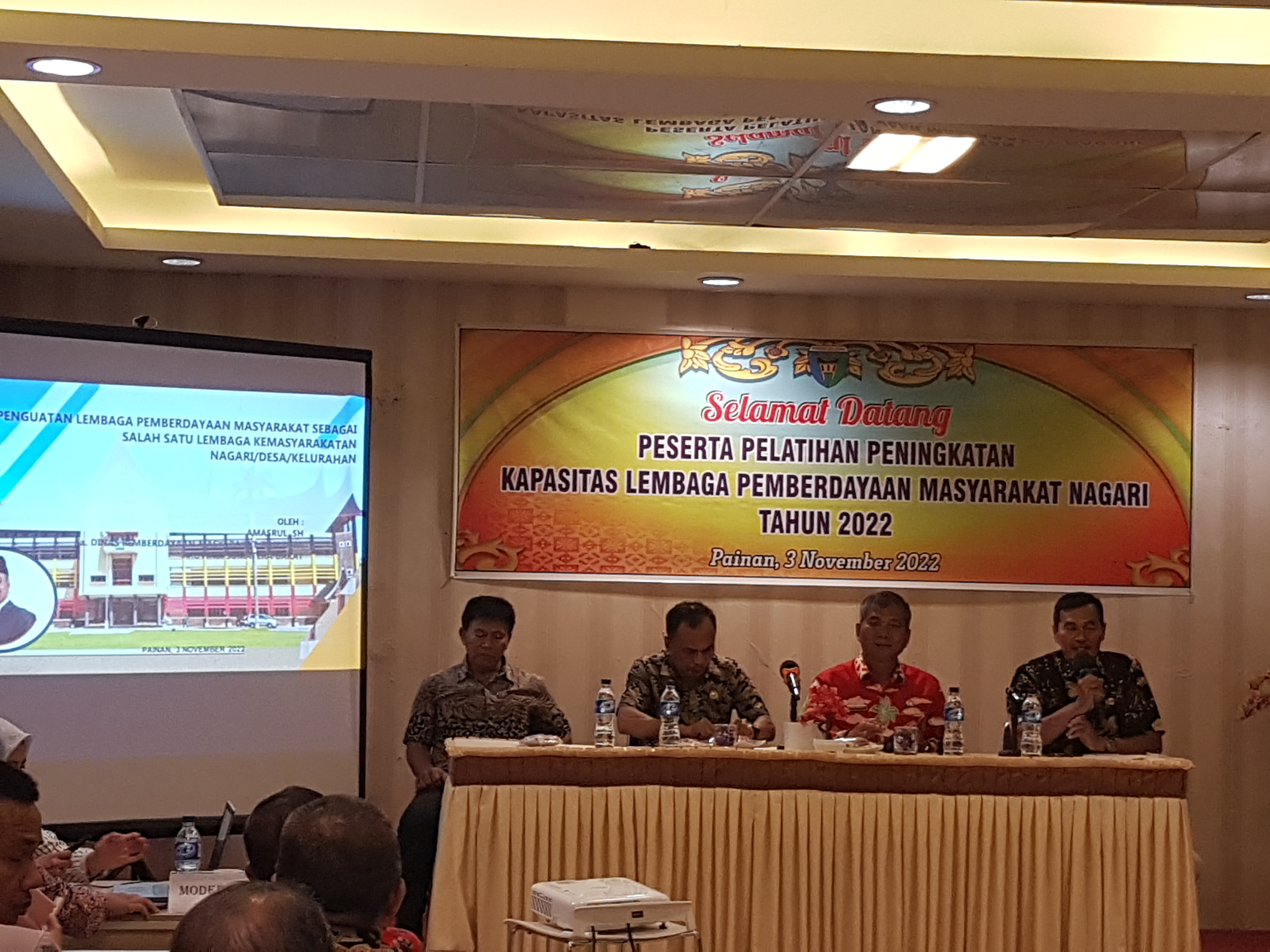 Amasrul : Peran LPM Sangat Strategis dalam Kawal Pembangunan Nagari