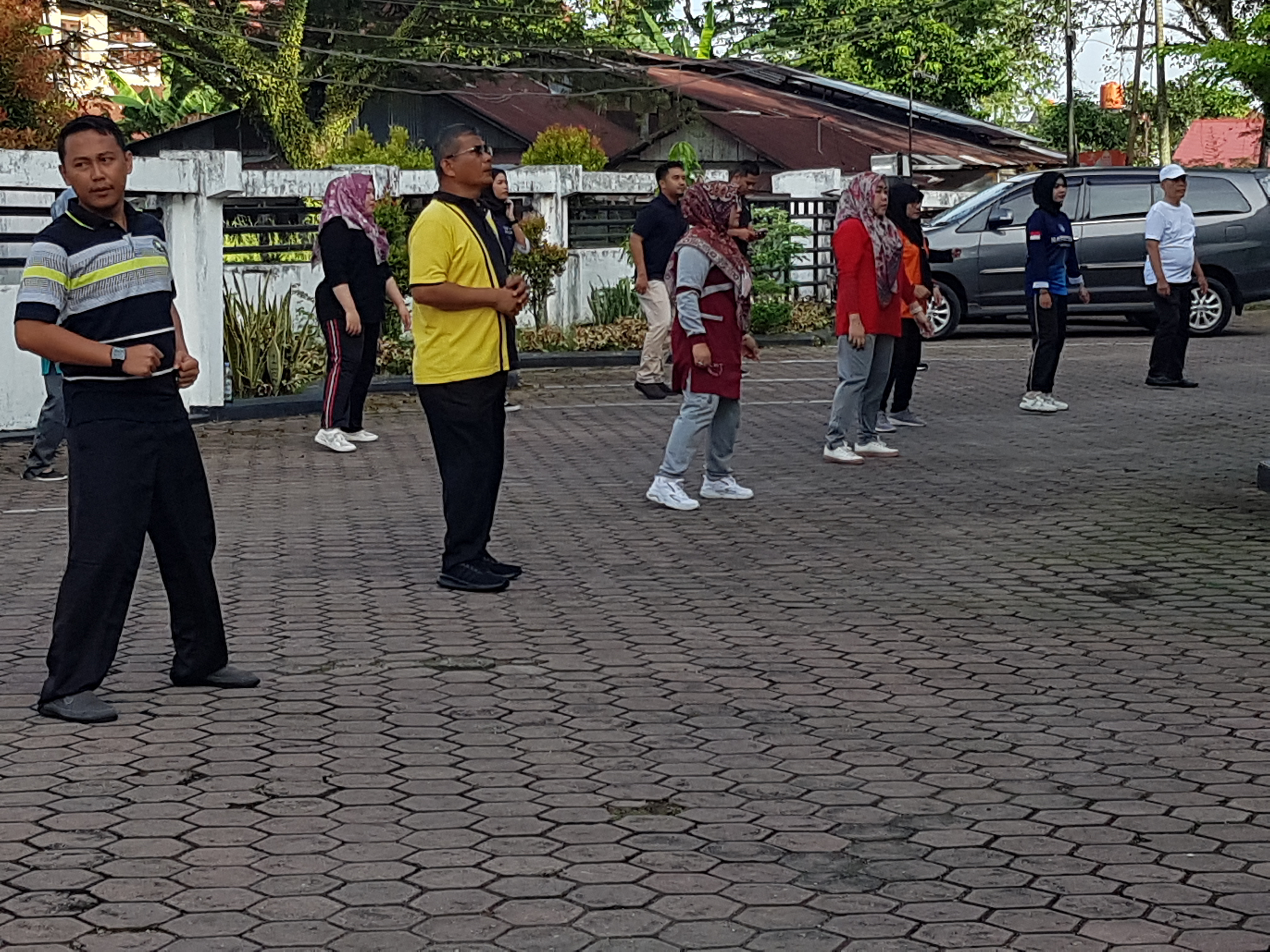 Dinas PMD Senam Sehat, Amasrul : Dalam Tubuh yang Sehat Terdapat Jiwa yang Kuat
