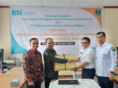 Kerjasama Bapenda Provinsi Sumatera Barat Dan Bank Syariah Indonesia (BSI)