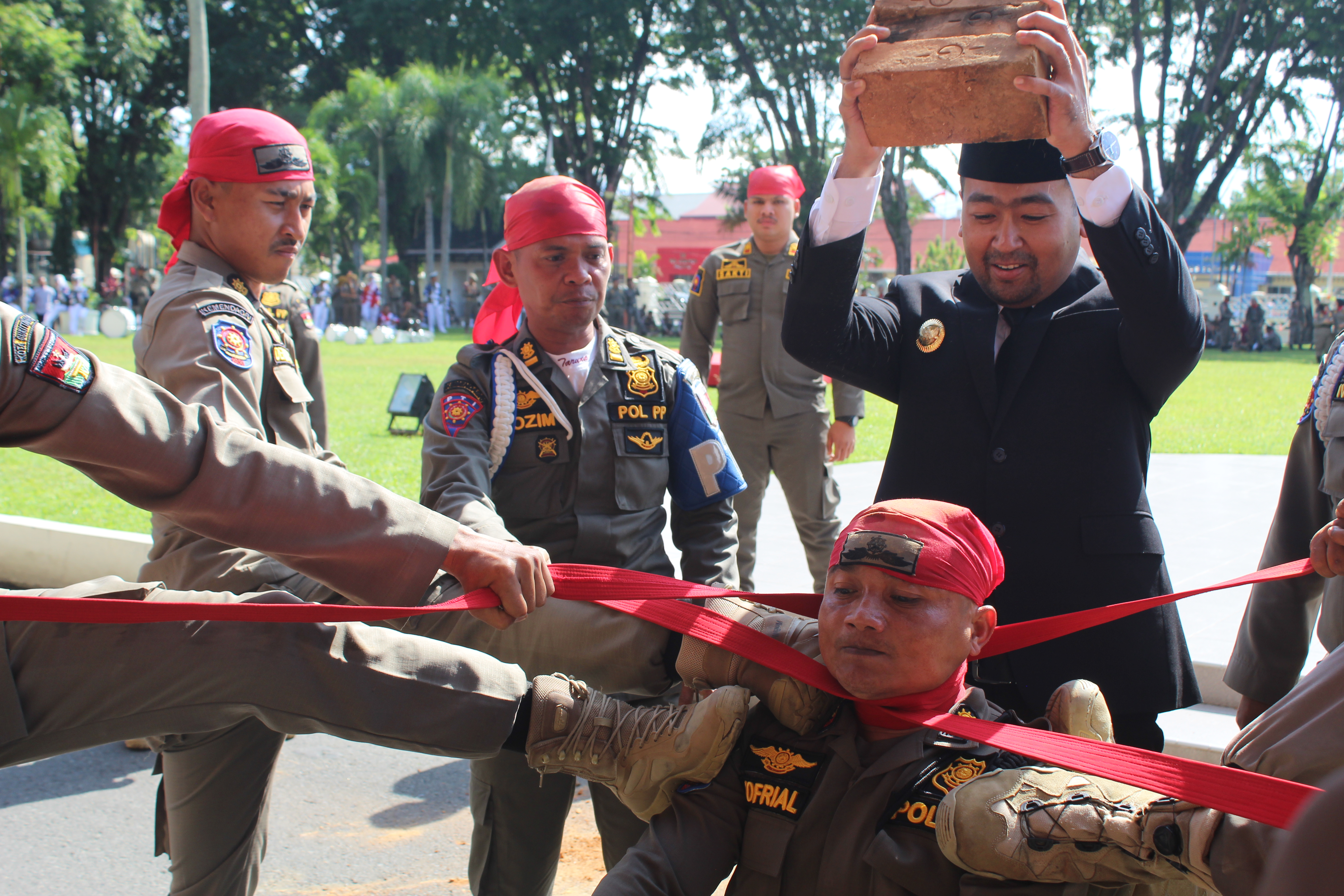 Berbagai Atraksi Meriahkan  HUT Satpol PP ke – 73, Damkar ke – 104 dan Satlinmas Ke – 61 tahun 2023 tingkat Provinsi Sumatera Barat