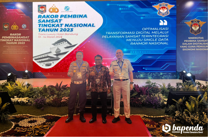 Tim Pembina Samsat Sumbar Hadiri Rakor Tim Pembina Samsat Tingkat Nasional Tahun 2023.