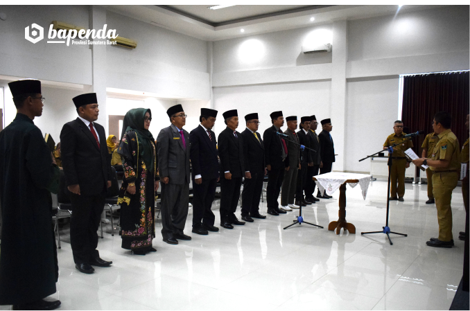 Pelantikan Pejabat Administrator Dan Pejabat Pengawas di Lingkungan Bapenda Sumbar Tahun 2023