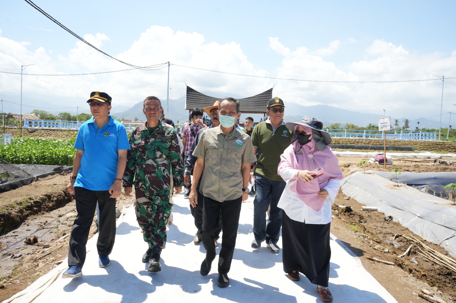 Komisi II DPRD Sumbar Tinjau Lokasi Geltek Penastani di Lanud Sutan Sjahrir