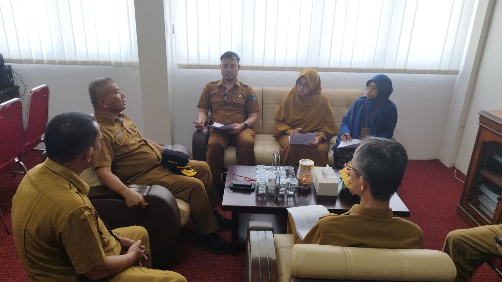 Dinas PMD Sumbar Dinilai Tim Monitoring dan Evaluasi Pelayanan Publik 