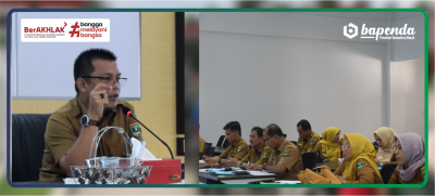 Bapenda Sumbar Gelar Rapat Evaluasi Program dan Kegiatan Semester I Tahun Anggaran 2023