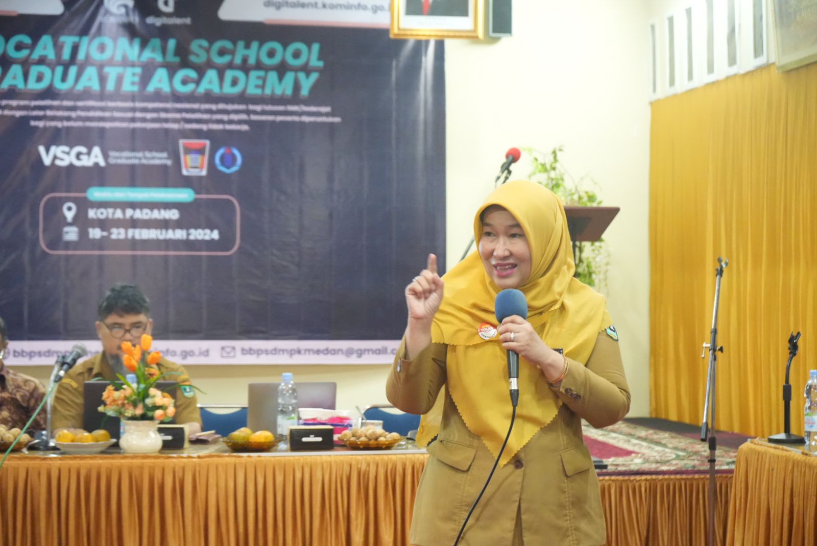 Resmi Dibuka Gubernur Mahyeldi, BBPSDMP Kominfo Medan Bekerjasama dengan Diskominfotik Sumbar Gelar Pelatihan Vokasi